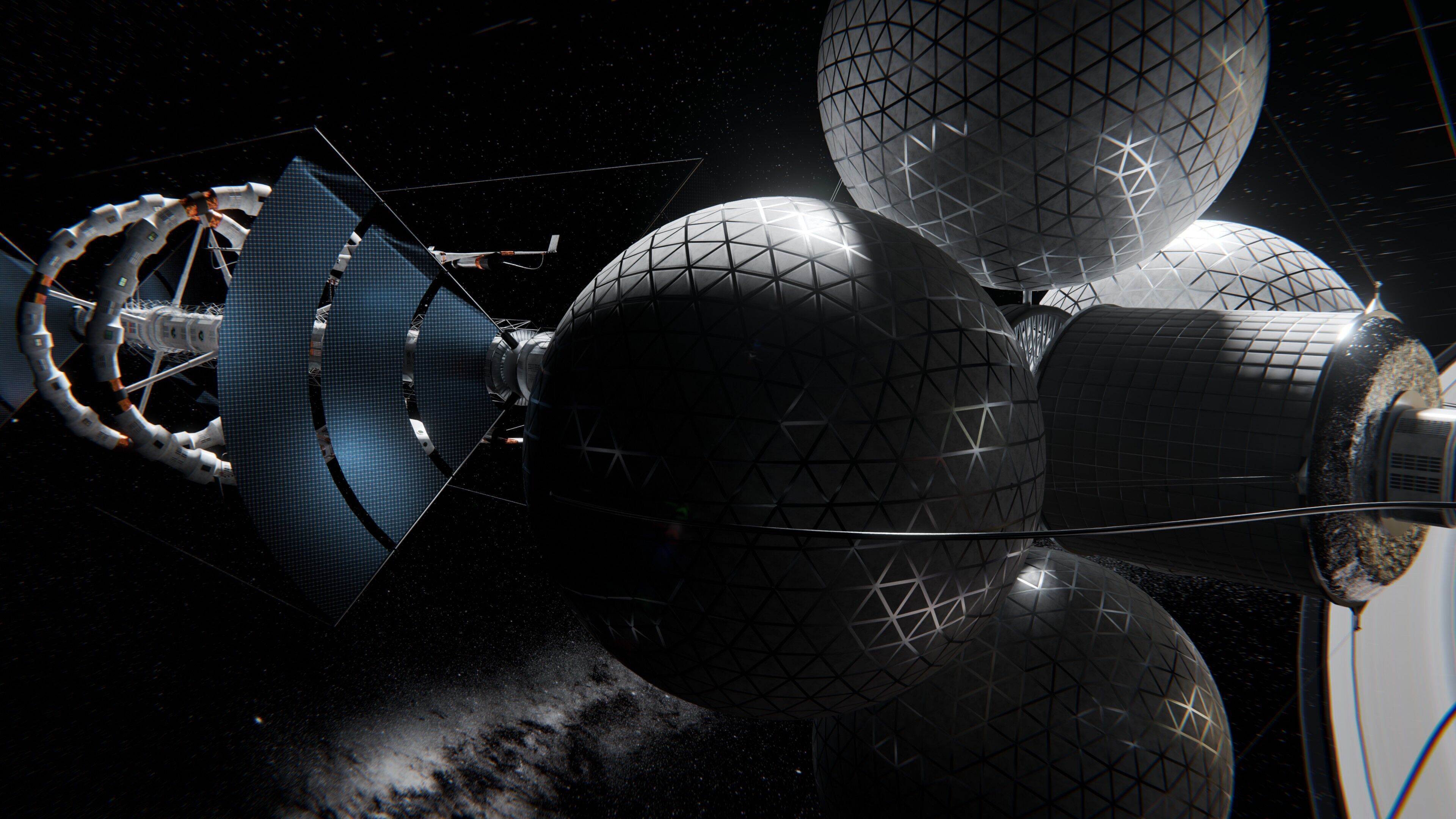 Spacecraft Explorer Animated SciFi 3D model_1