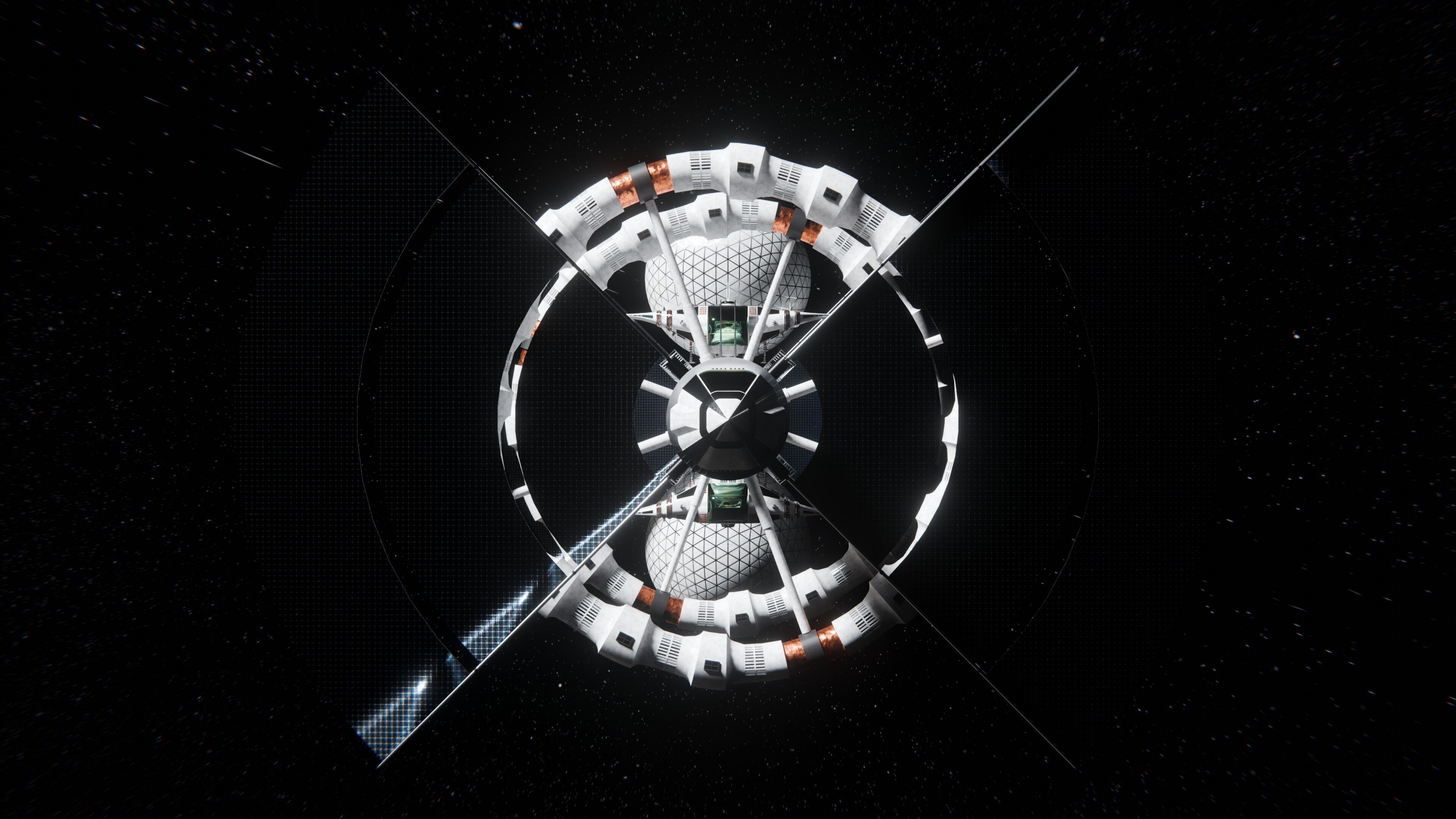 Spacecraft Explorer Animated SciFi 3D model_2