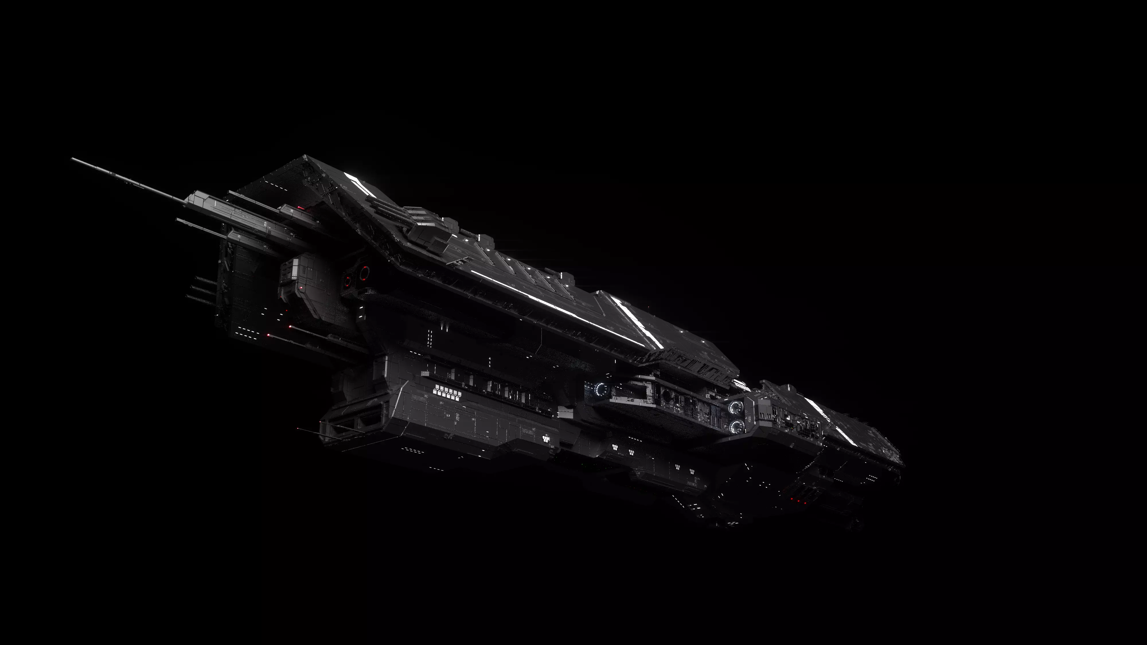 Vindication Class Battleship 3D model_0