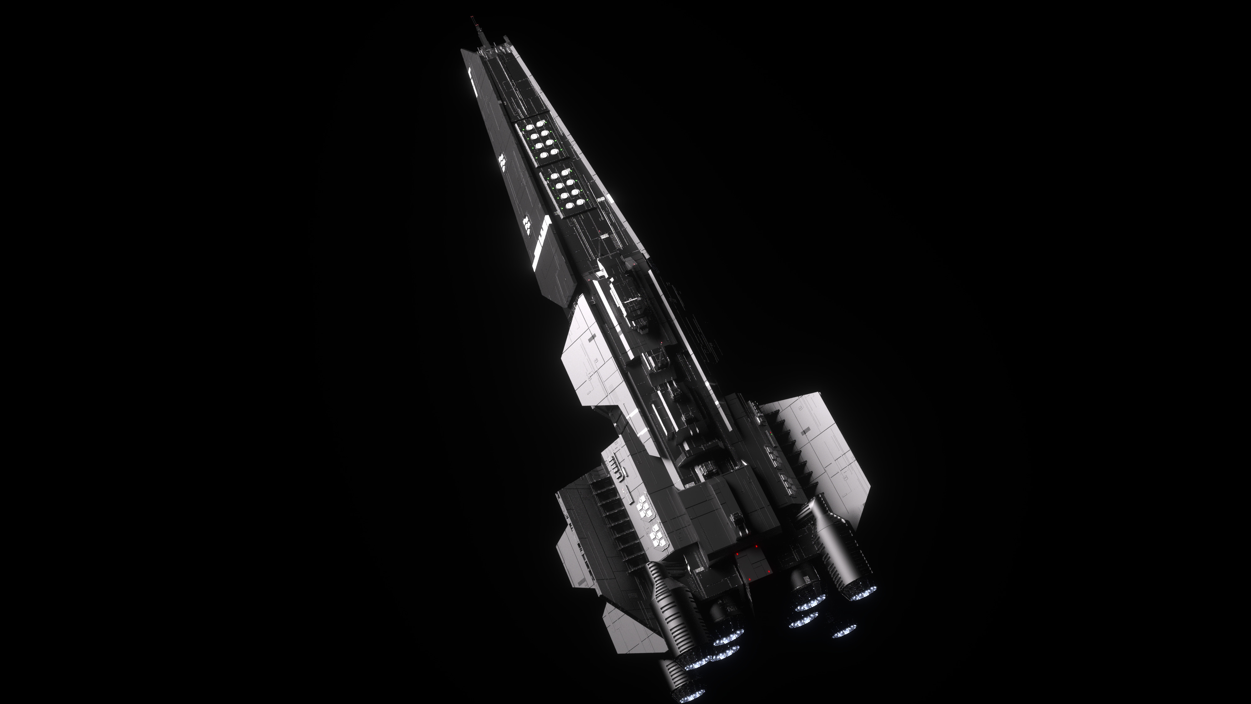 Halberd Class Light Destroyer 3D model_8