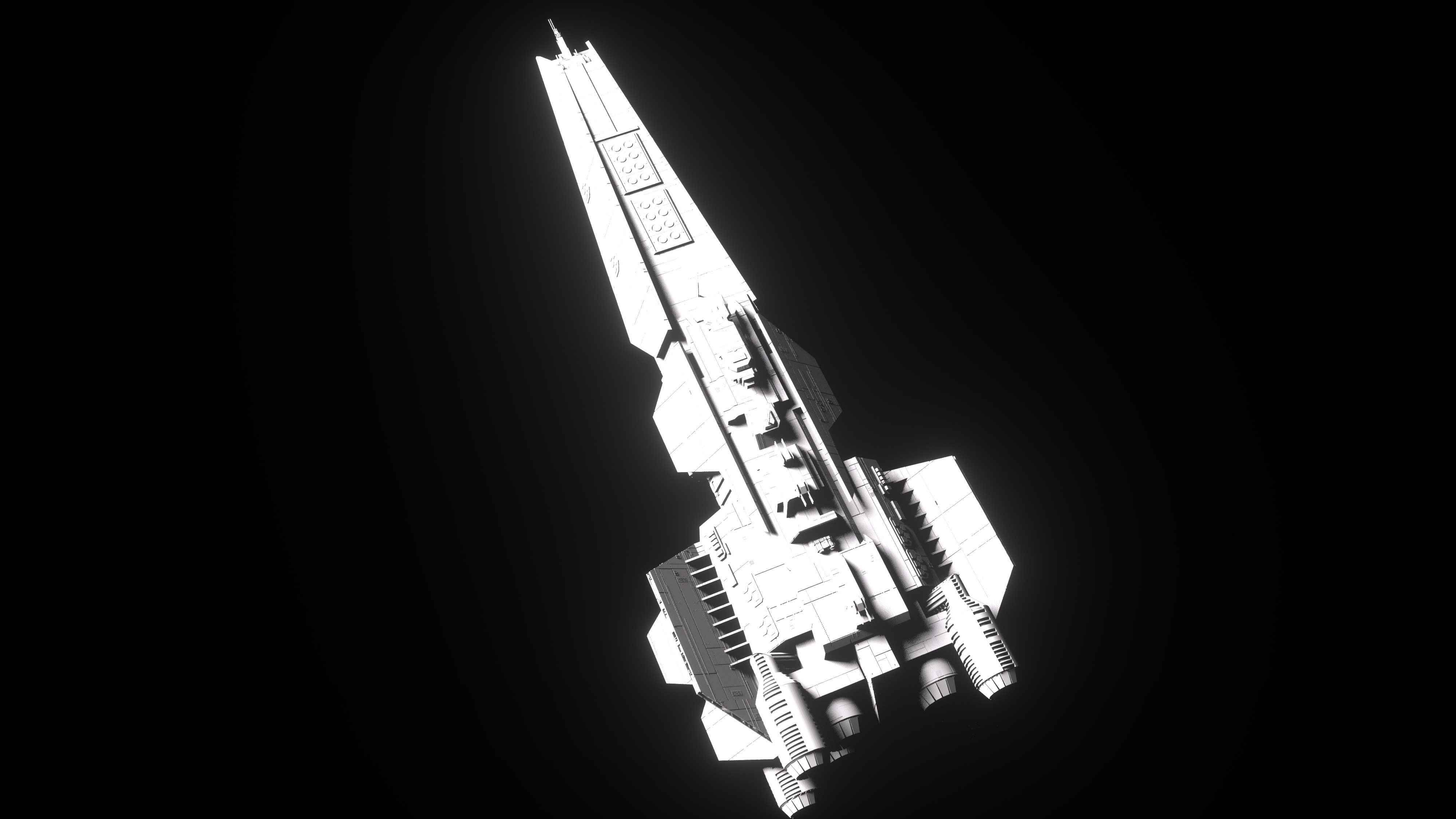 Halberd Class Light Destroyer 3D model_11