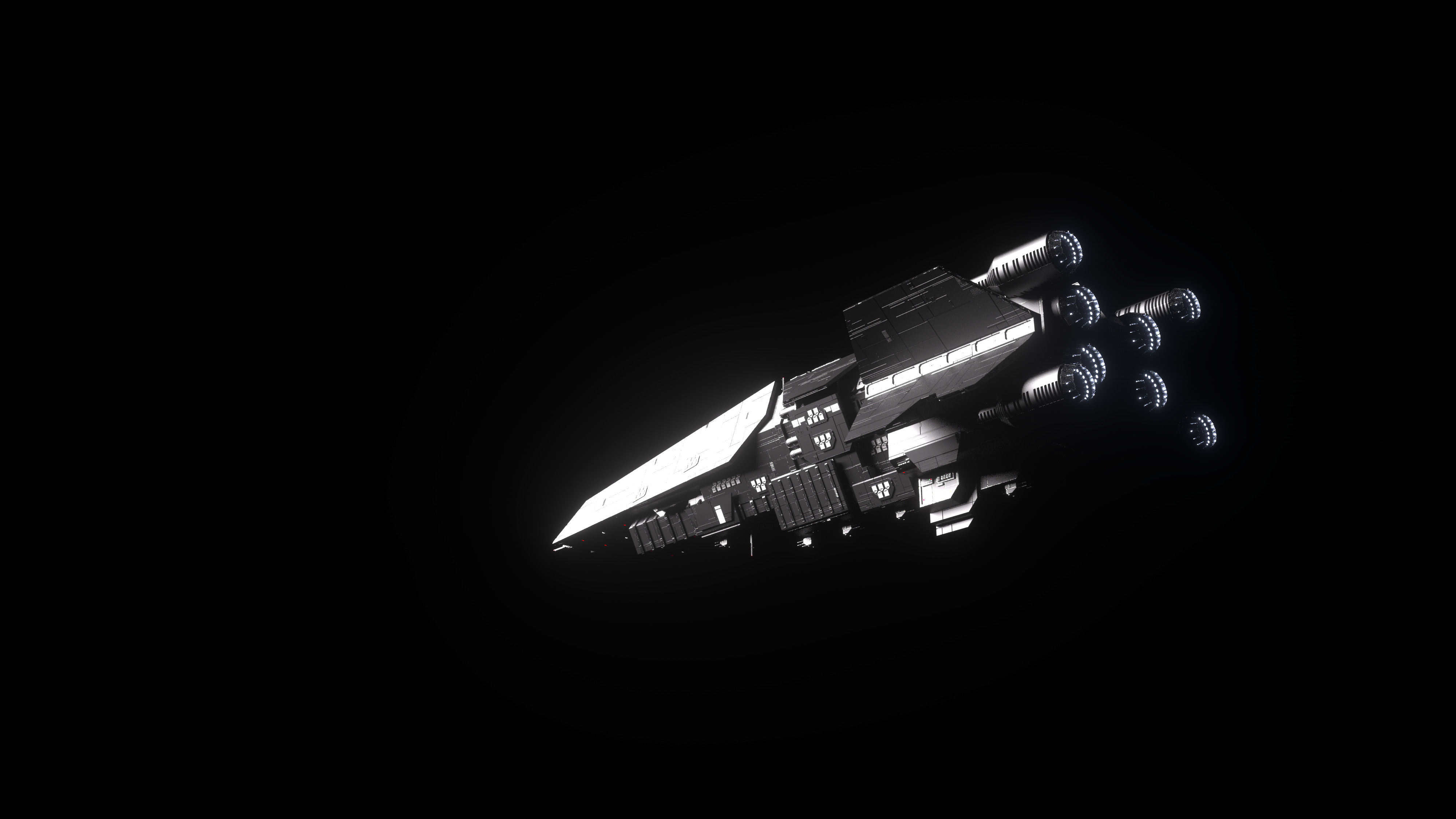 Halberd Class Light Destroyer 3D model_6