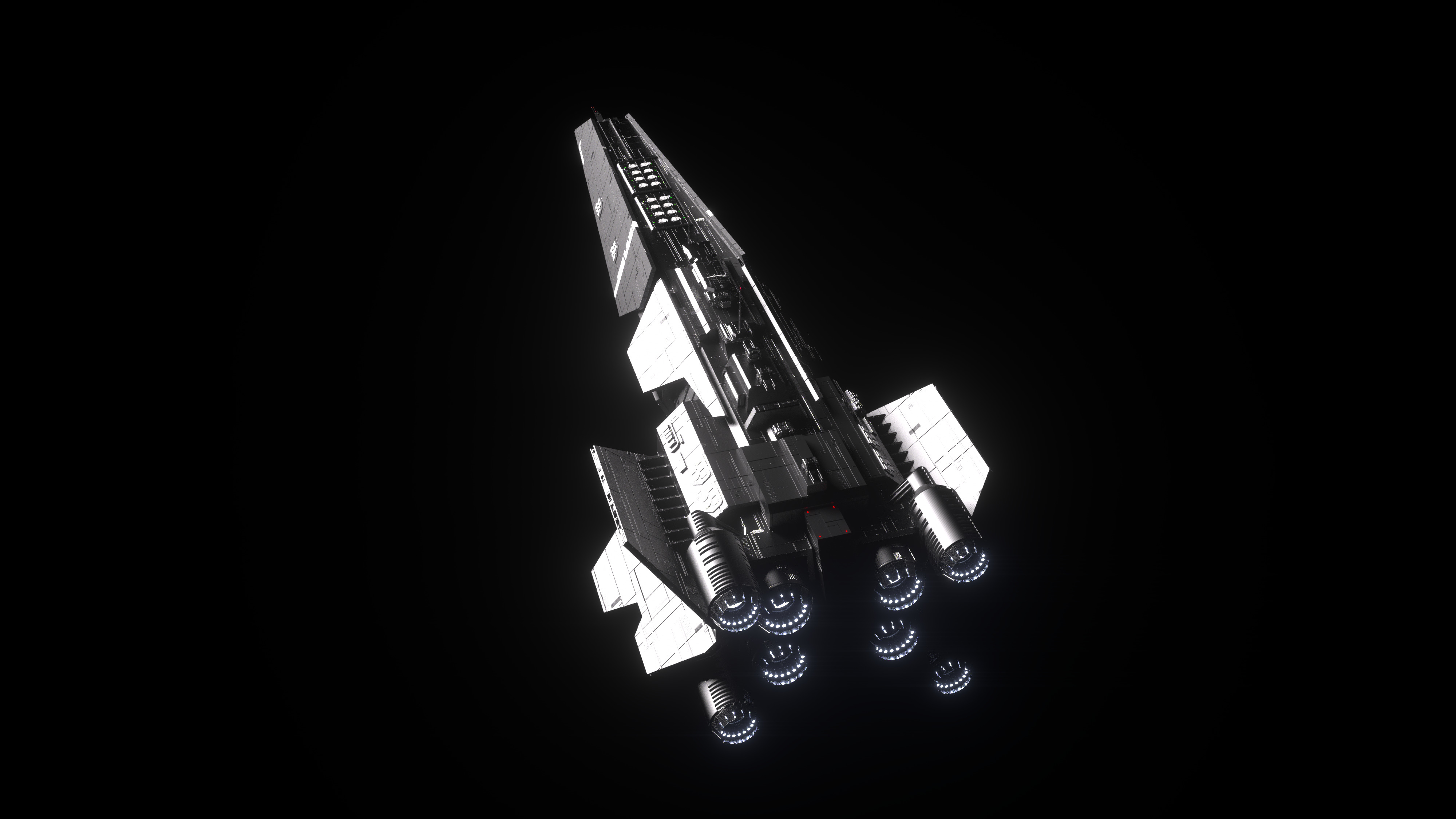 Halberd Class Light Destroyer 3D model_1