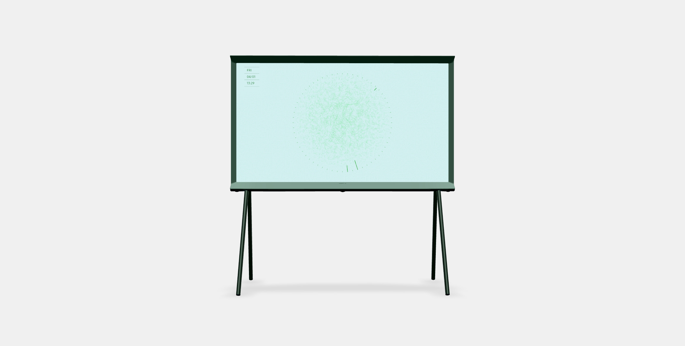 The Serif Ivy Green QLED 4K 2024 3D model_10