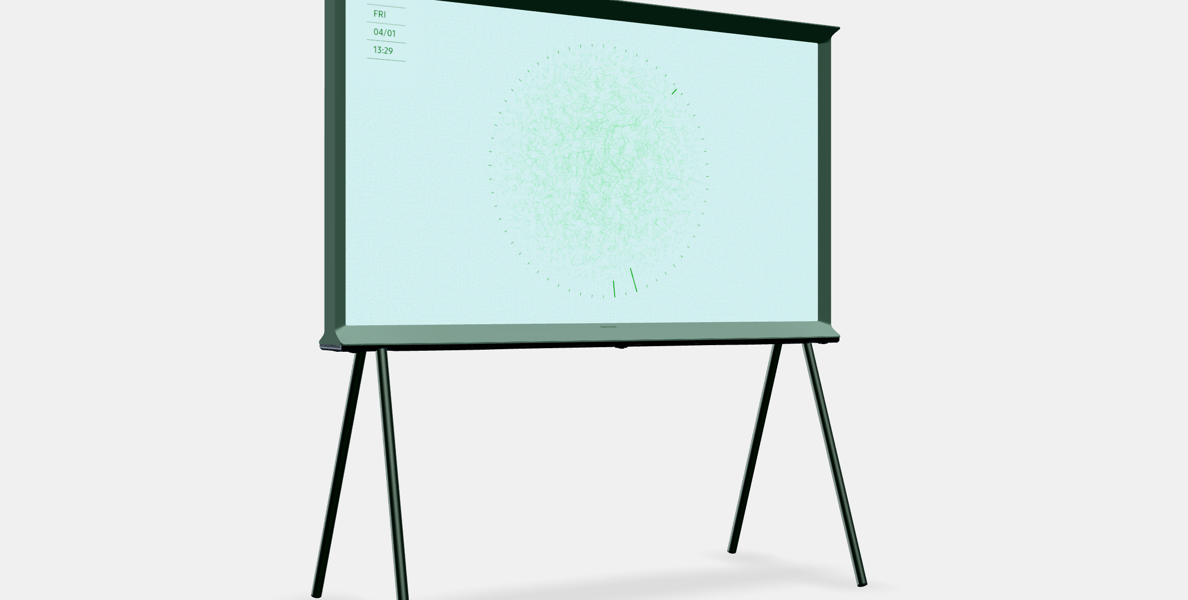 The Serif Ivy Green QLED 4K 2024 3D model_9