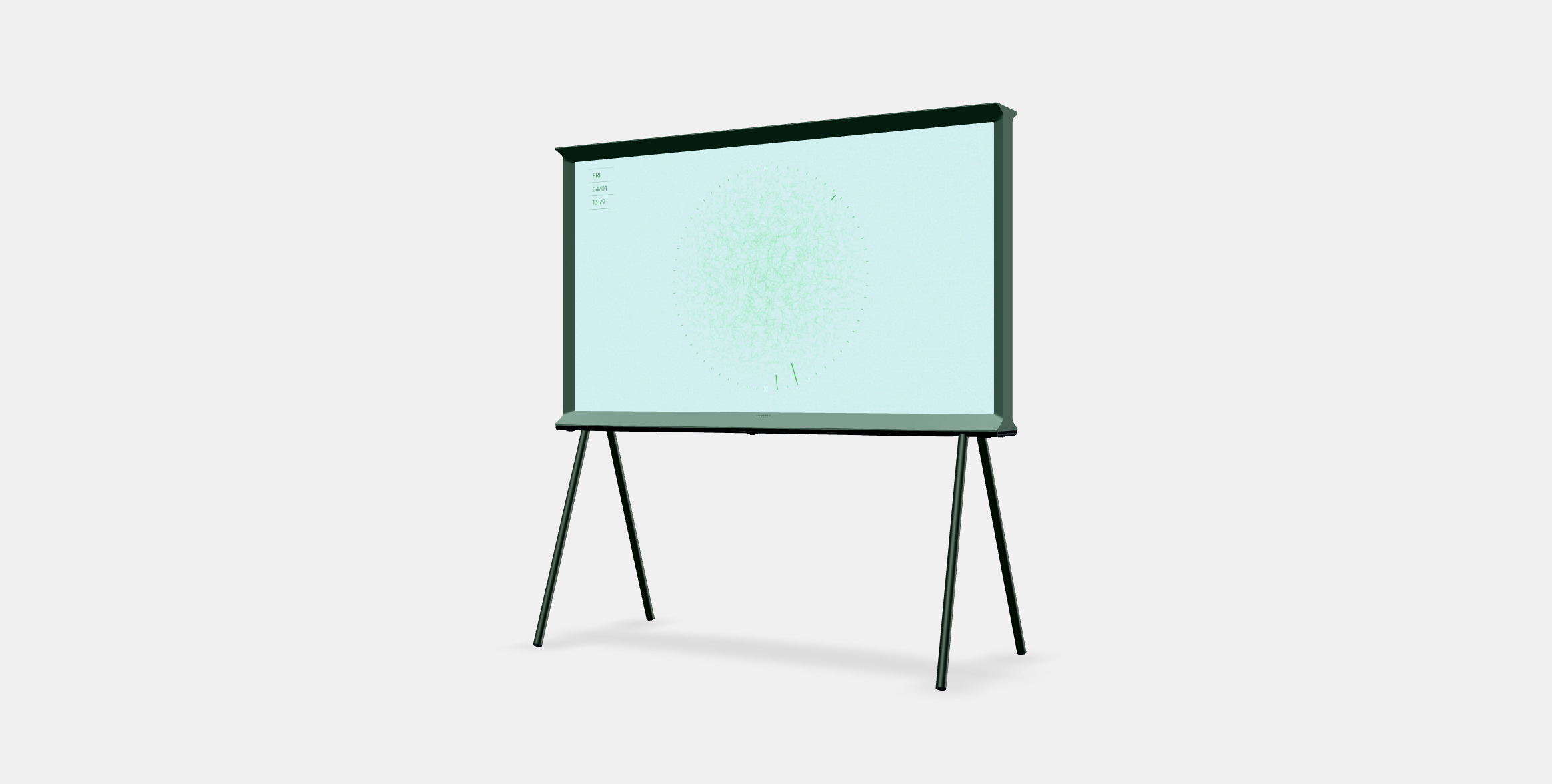 The Serif Ivy Green QLED 4K 2024 3D model_12