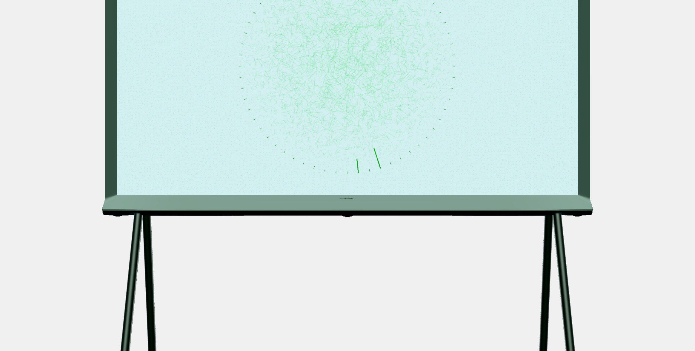 The Serif Ivy Green QLED 4K 2024 3D model_11