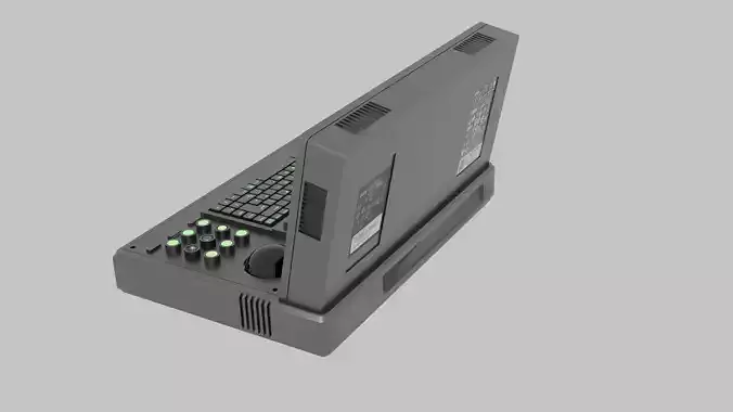 Sci-Fi Computer Workstation