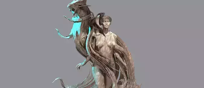 Drake cloak wonderer statue