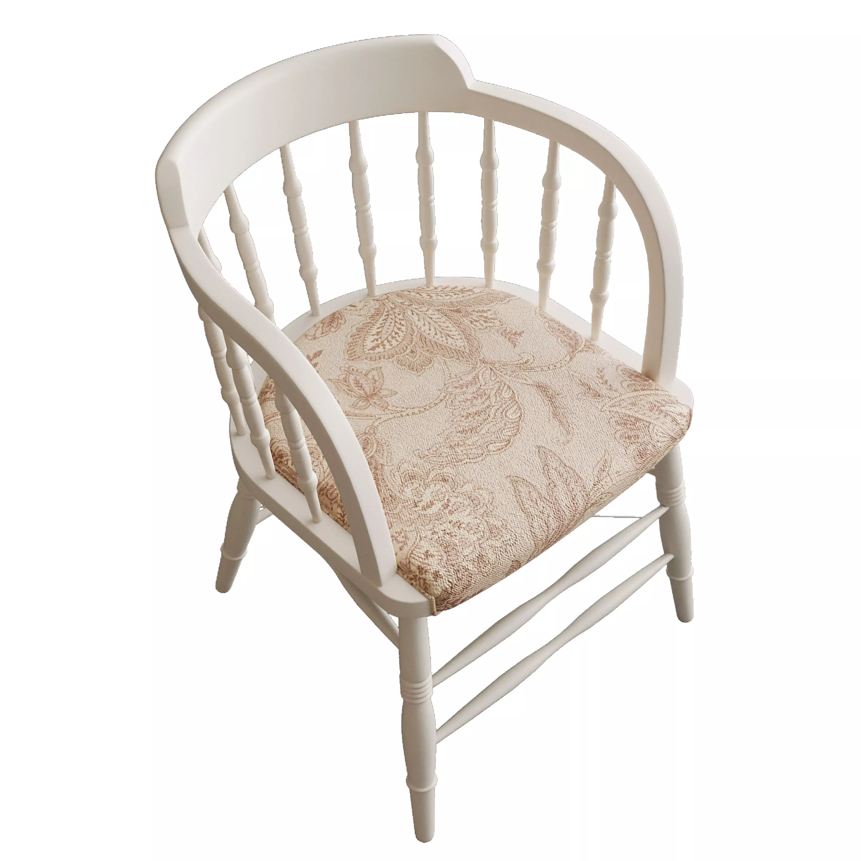 Windsor Chair Low-poly 3D model_2