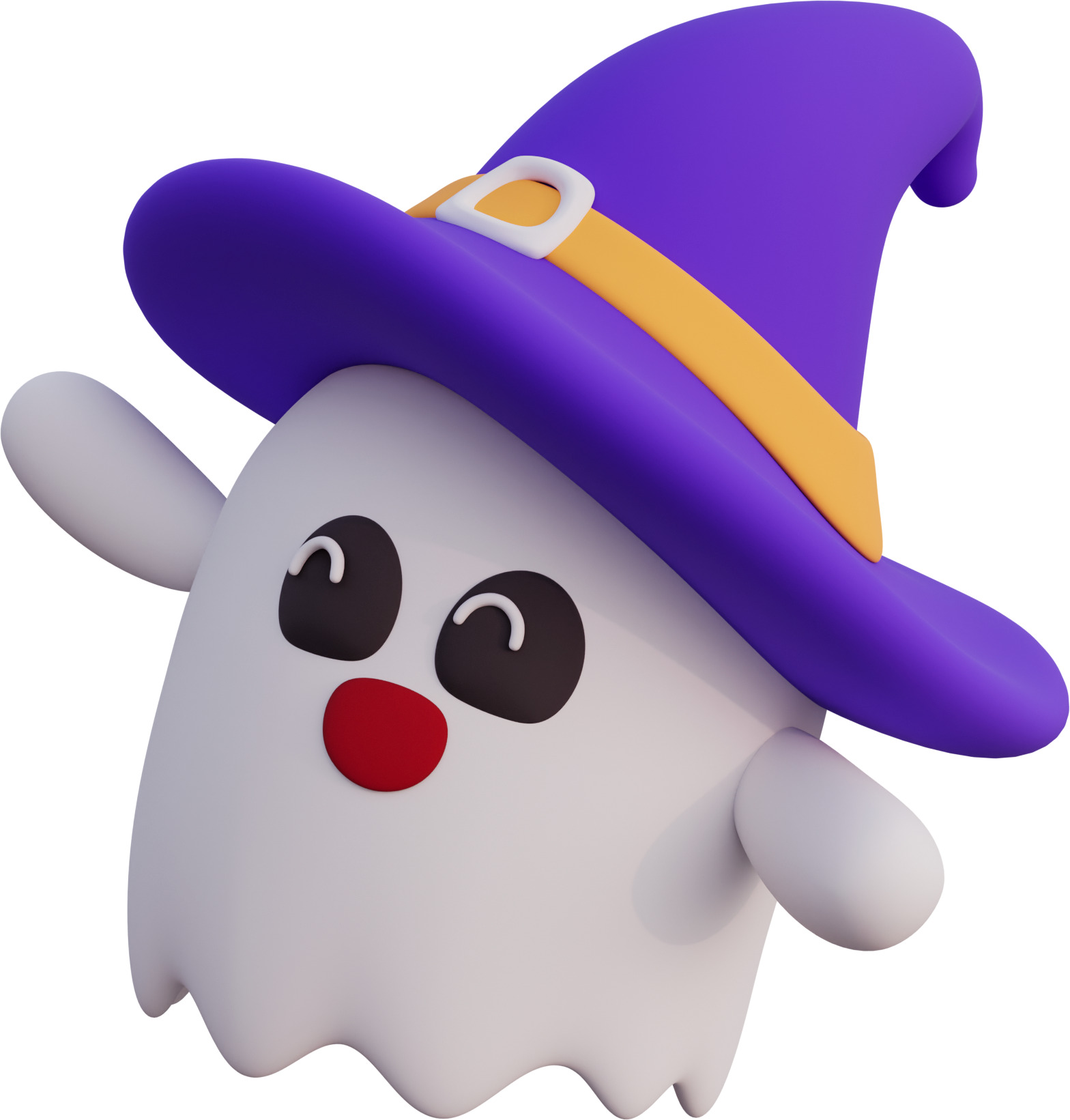 Ghost Witch Halloween Character Pack 3D model_16