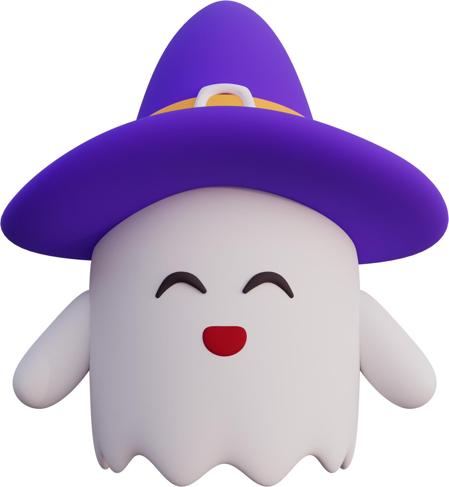 Ghost Witch Halloween Character Pack 3D model_12