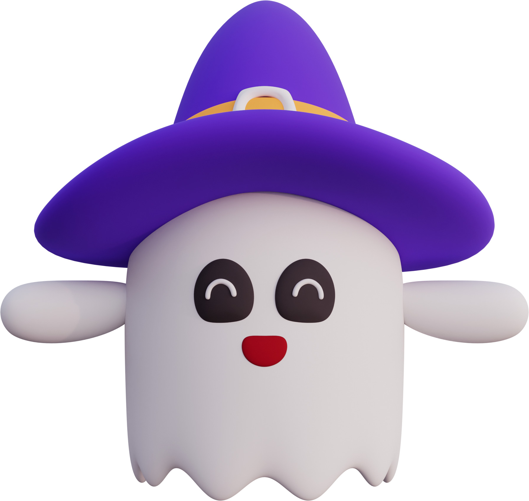 Ghost Witch Halloween Character Pack 3D model_8