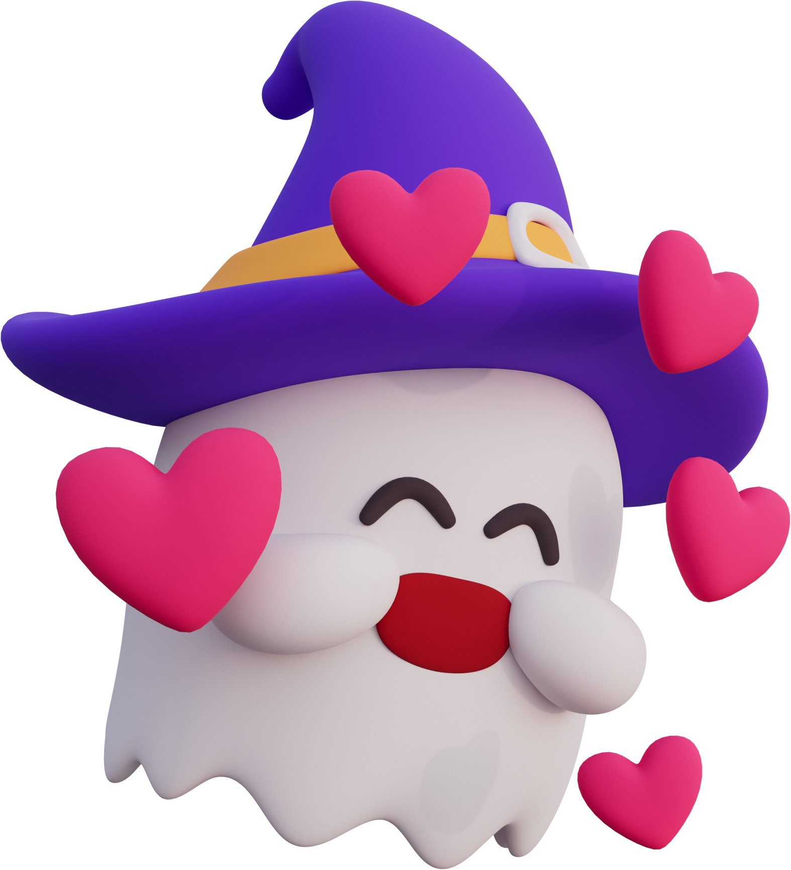 Ghost Witch Halloween Character Pack 3D model_13