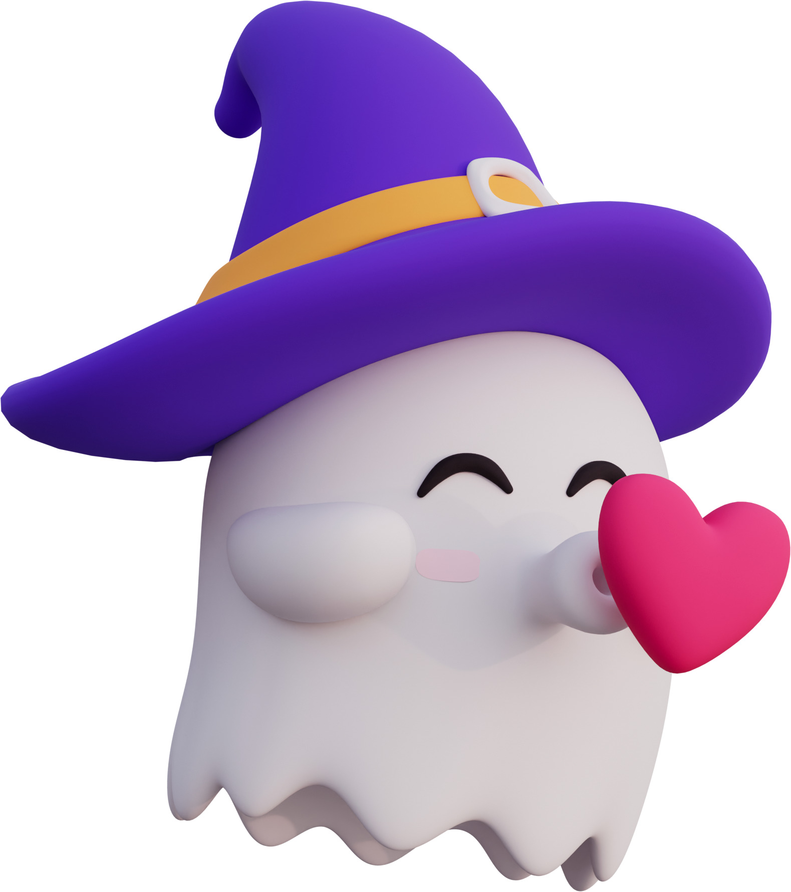Ghost Witch Halloween Character Pack 3D model_2