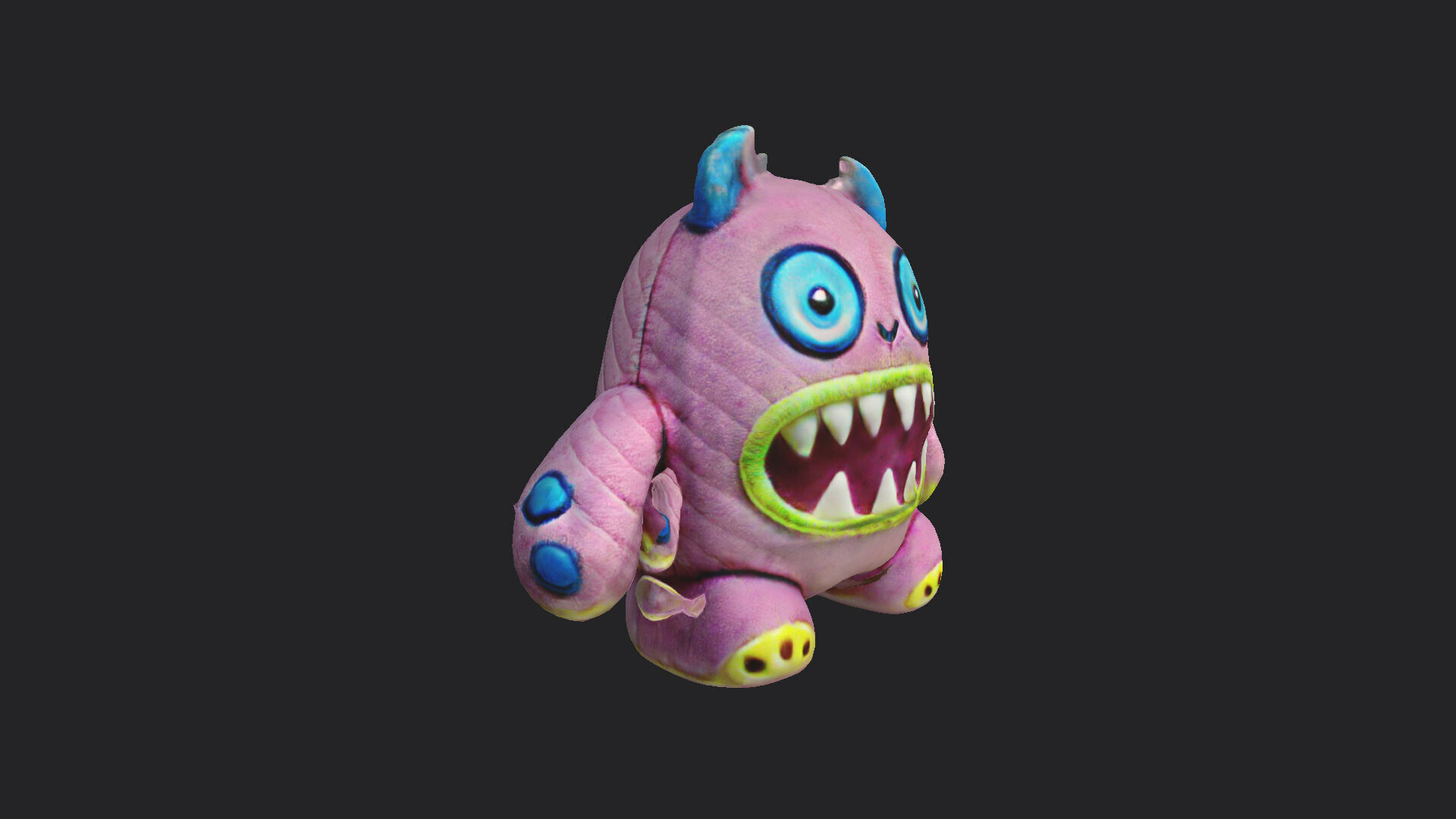 Plush toys 3D Model 001 Low-poly 3D model_9