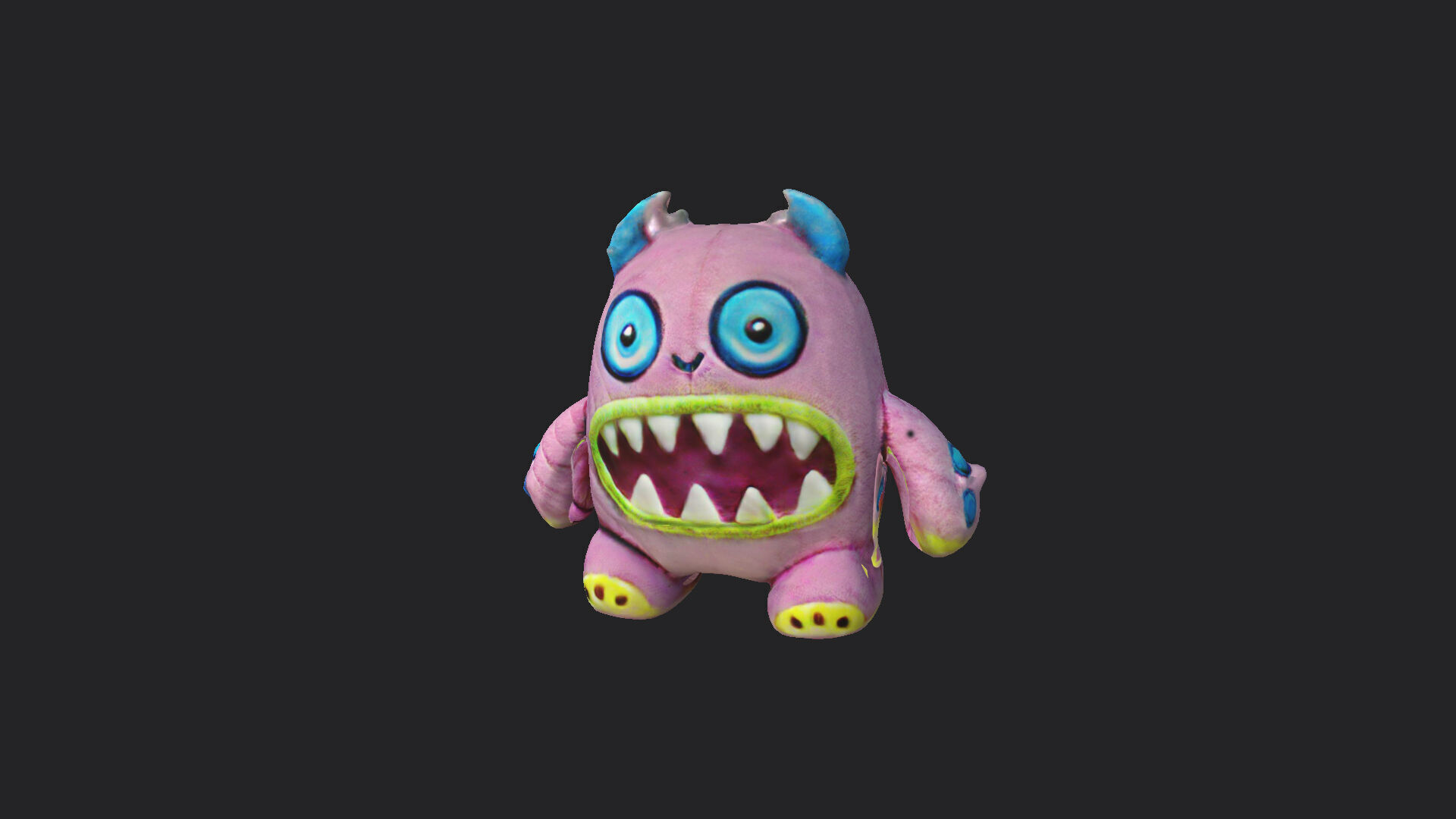 Plush toys 3D Model 001 Low-poly 3D model_1