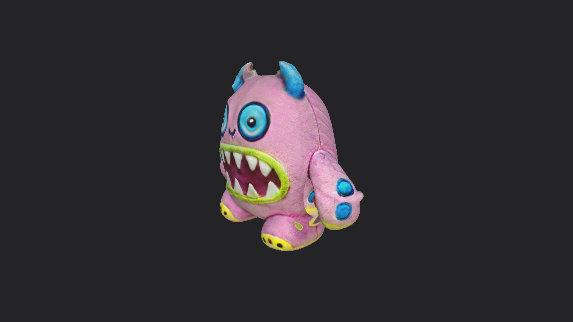 Plush toys 3D Model 001 Low-poly 3D model_2