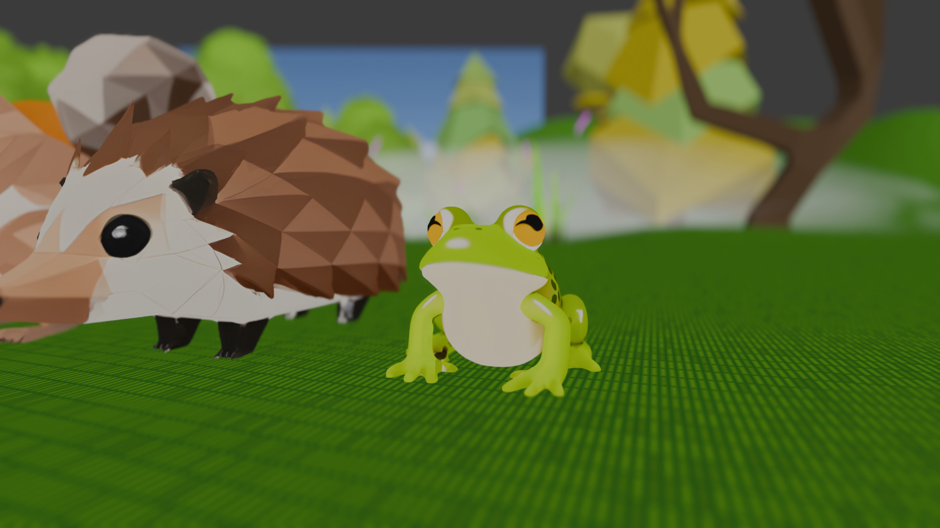 Low Poly Forest Animal Pack  Low-poly 3D model_9
