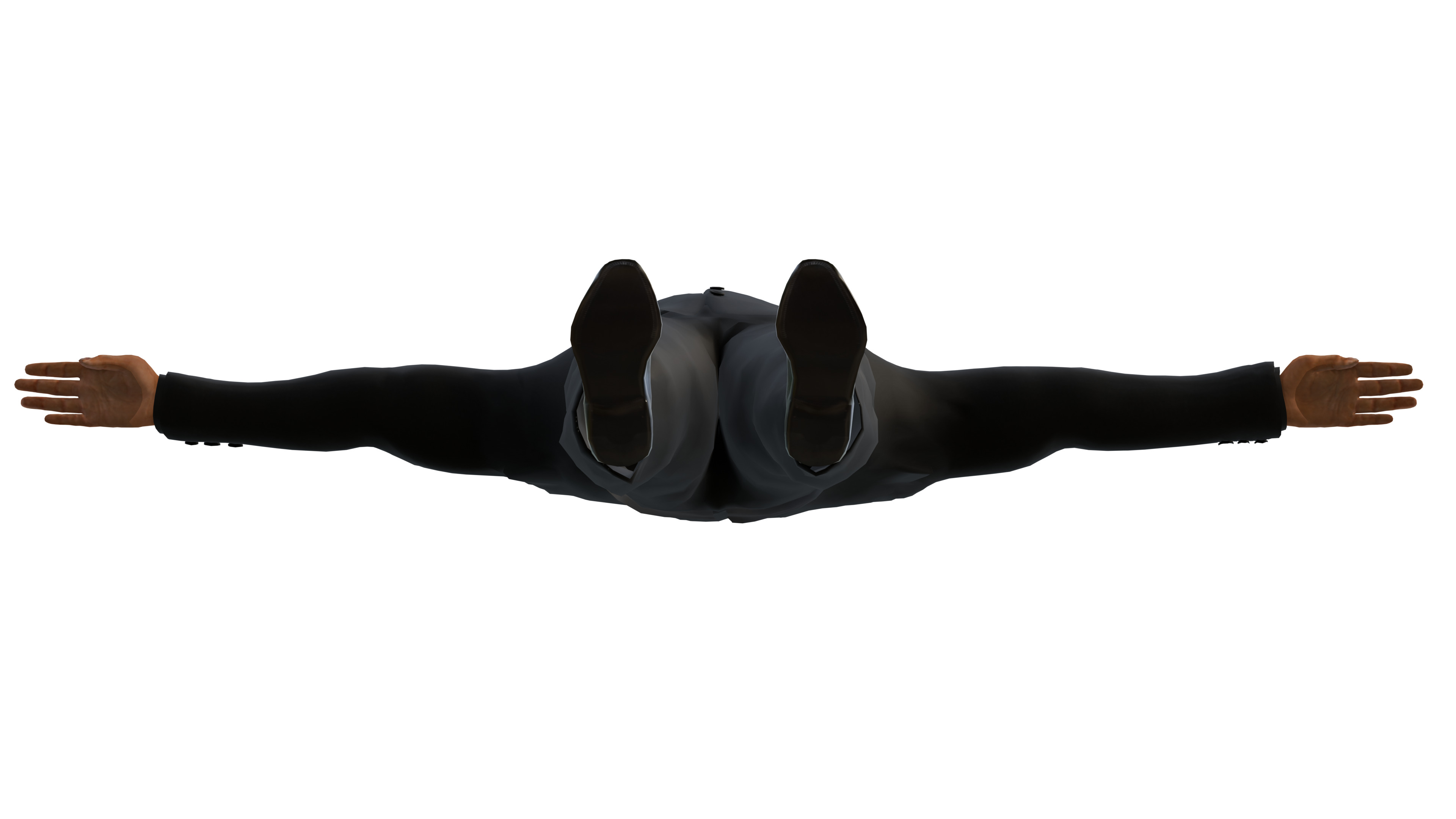 Realistic Jackie Chan with Tuxedo 3D model_9