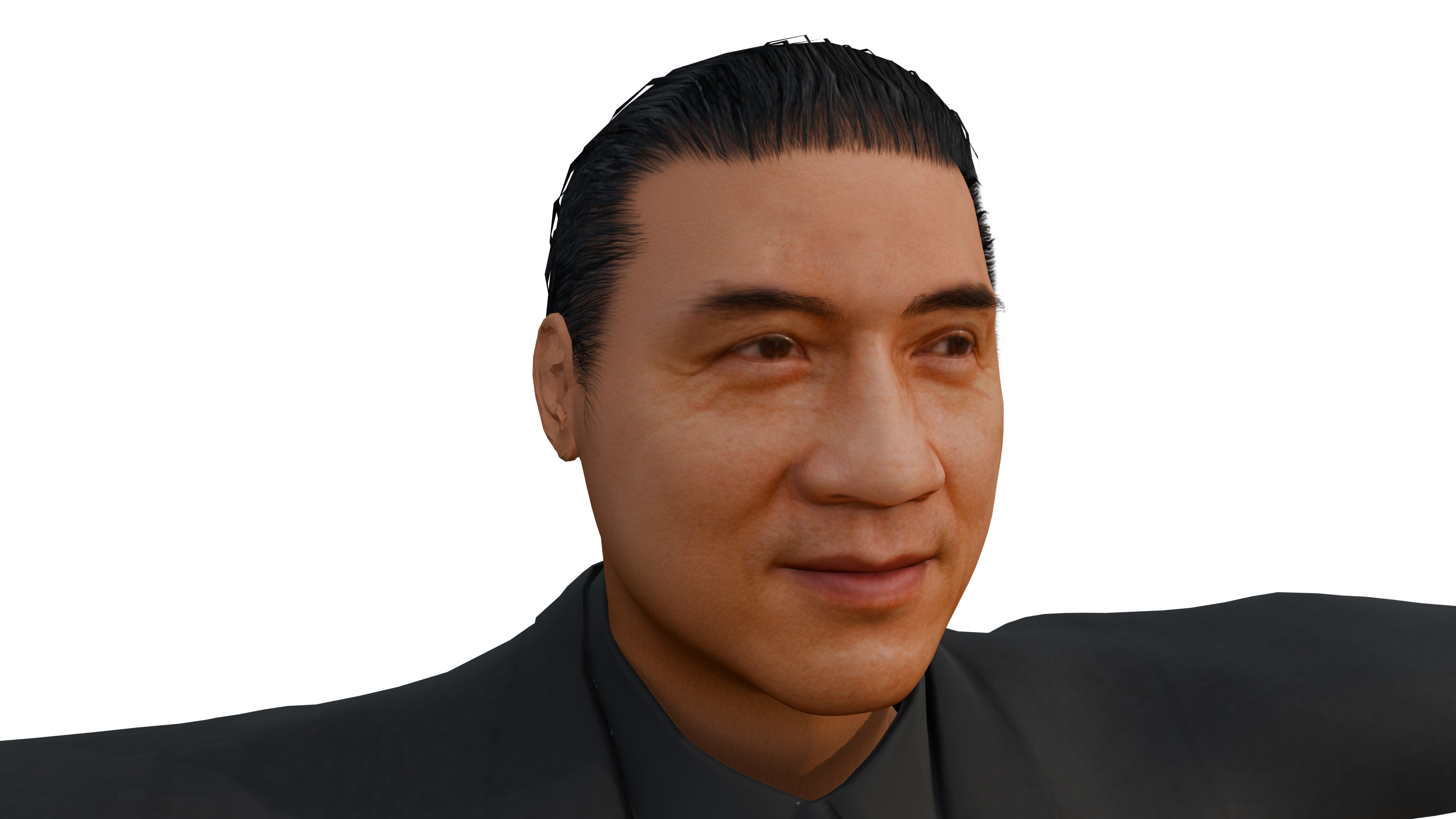 Realistic Jackie Chan with Tuxedo 3D model_10