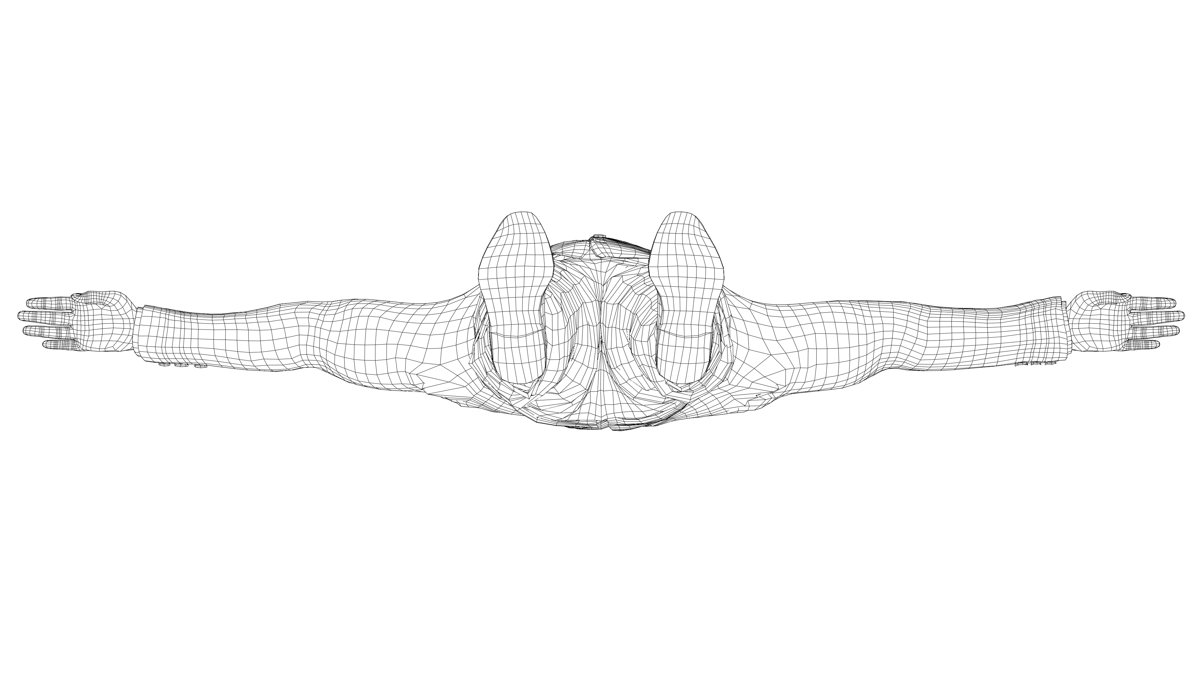 Realistic Jackie Chan with Tuxedo 3D model_16