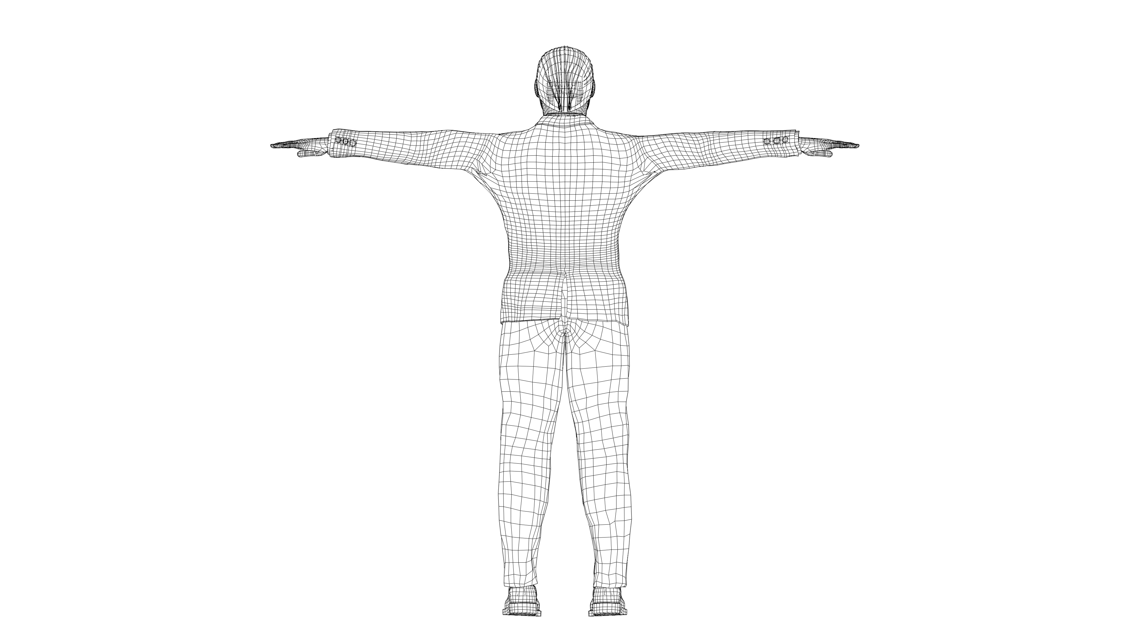 Realistic Jackie Chan with Tuxedo 3D model_13