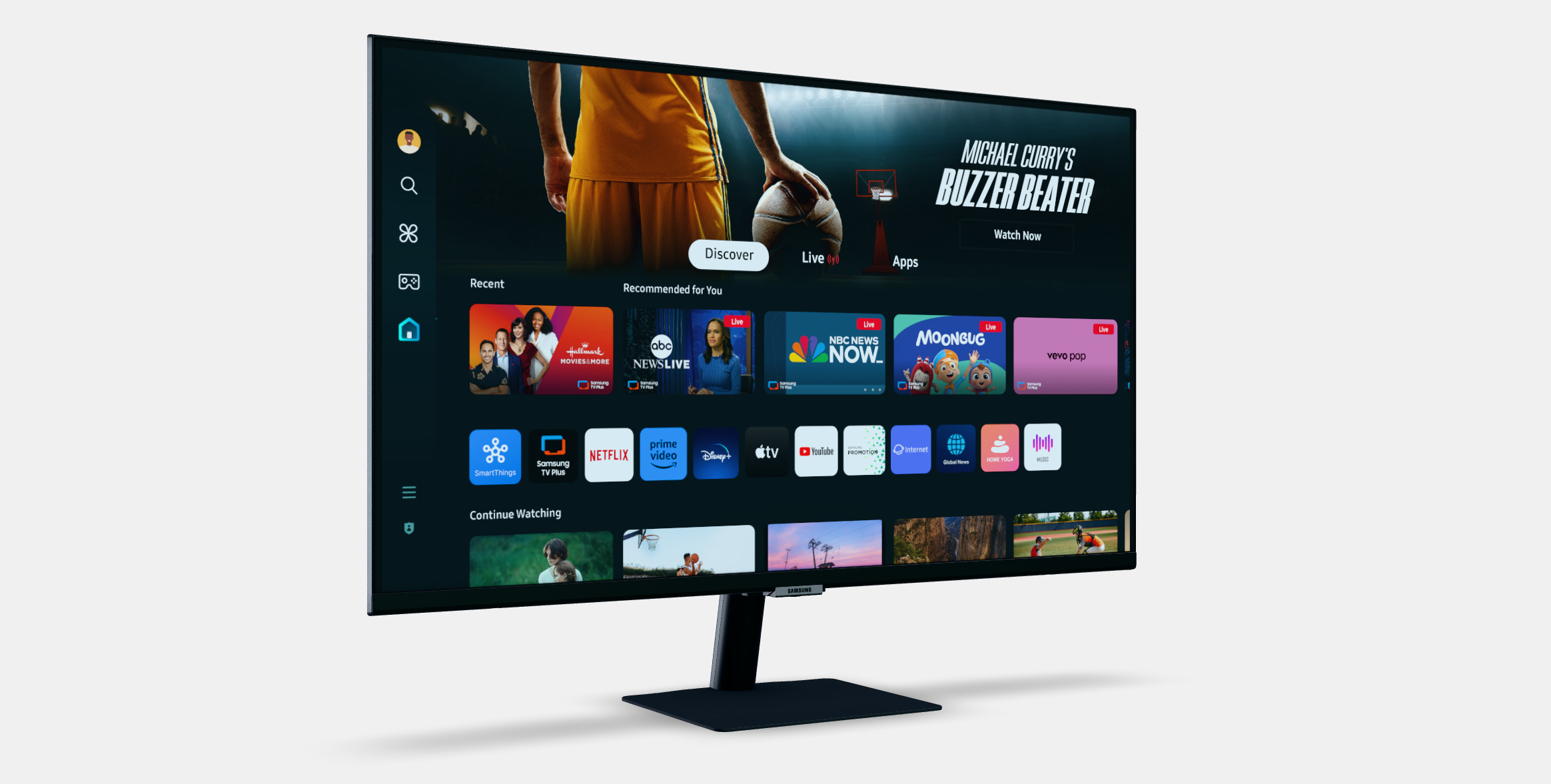 32 Inch Smart Monitor M7 M70D UHD 3D model_13