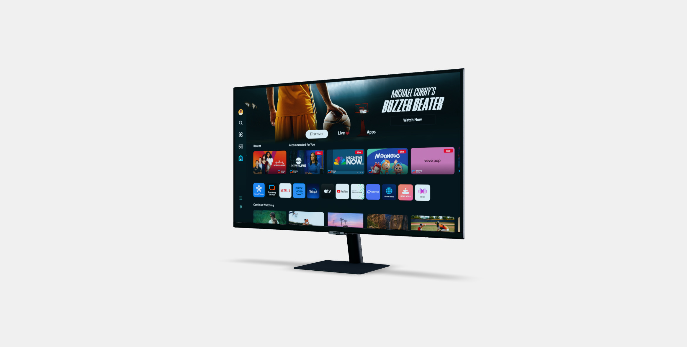 32 Inch Smart Monitor M7 M70D UHD 3D model_10