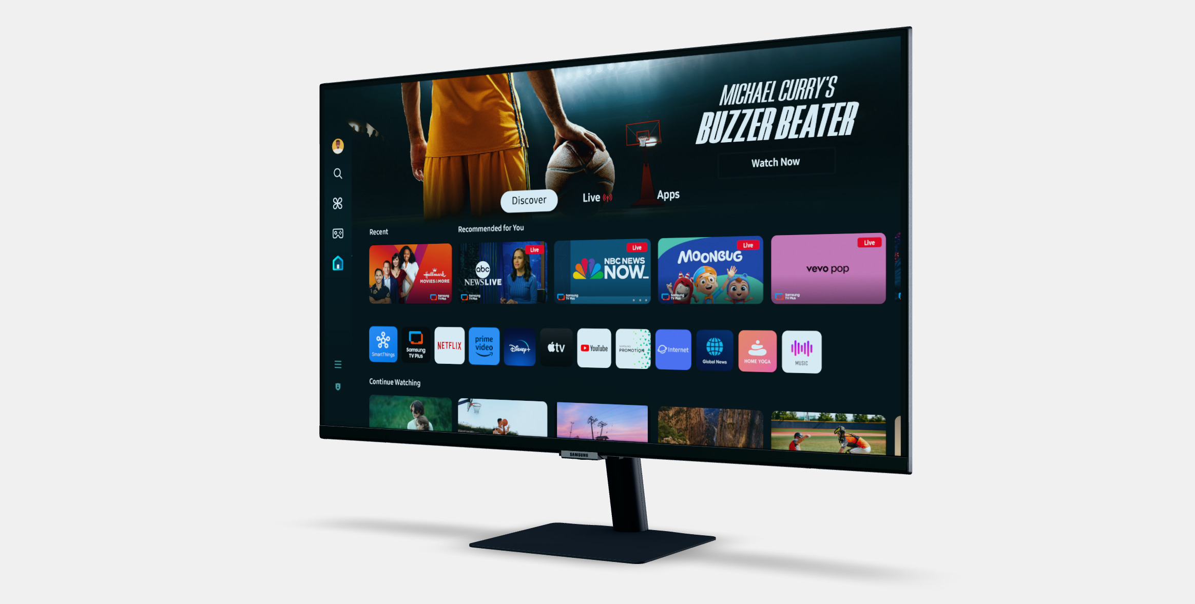 32 Inch Smart Monitor M7 M70D UHD 3D model_12