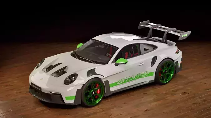 Porsche 911 992 GT3 RS Python Green