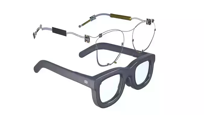 Orion AI Glasses with Interior Electronics