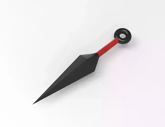 3-D printing kunai 3D print model