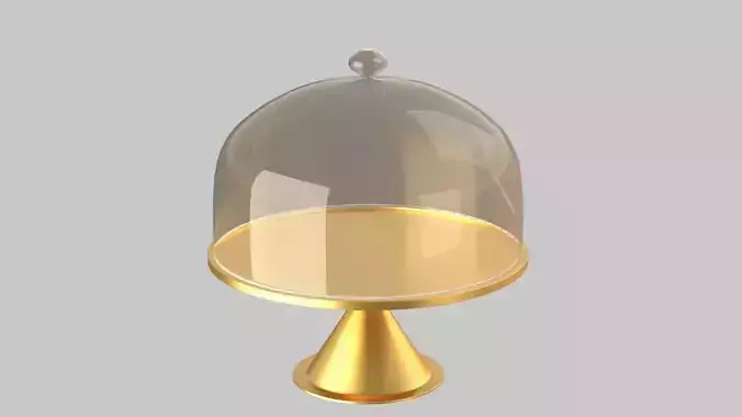 cake stand and glass
