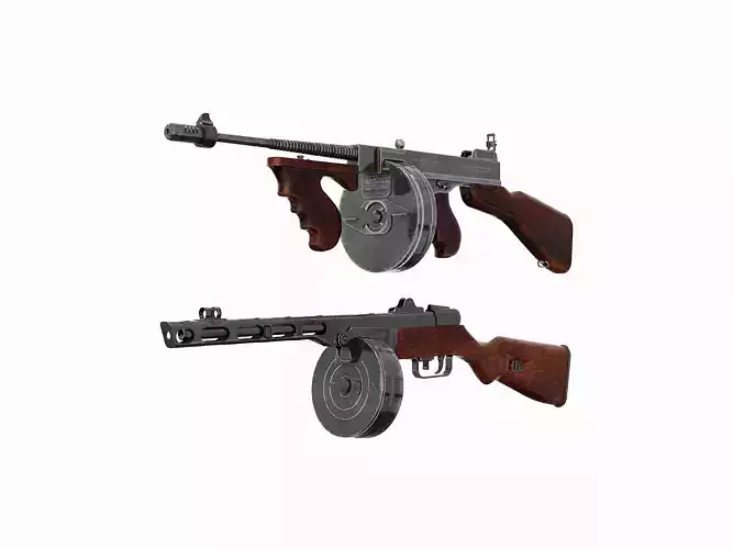 WW2 Submachine guns