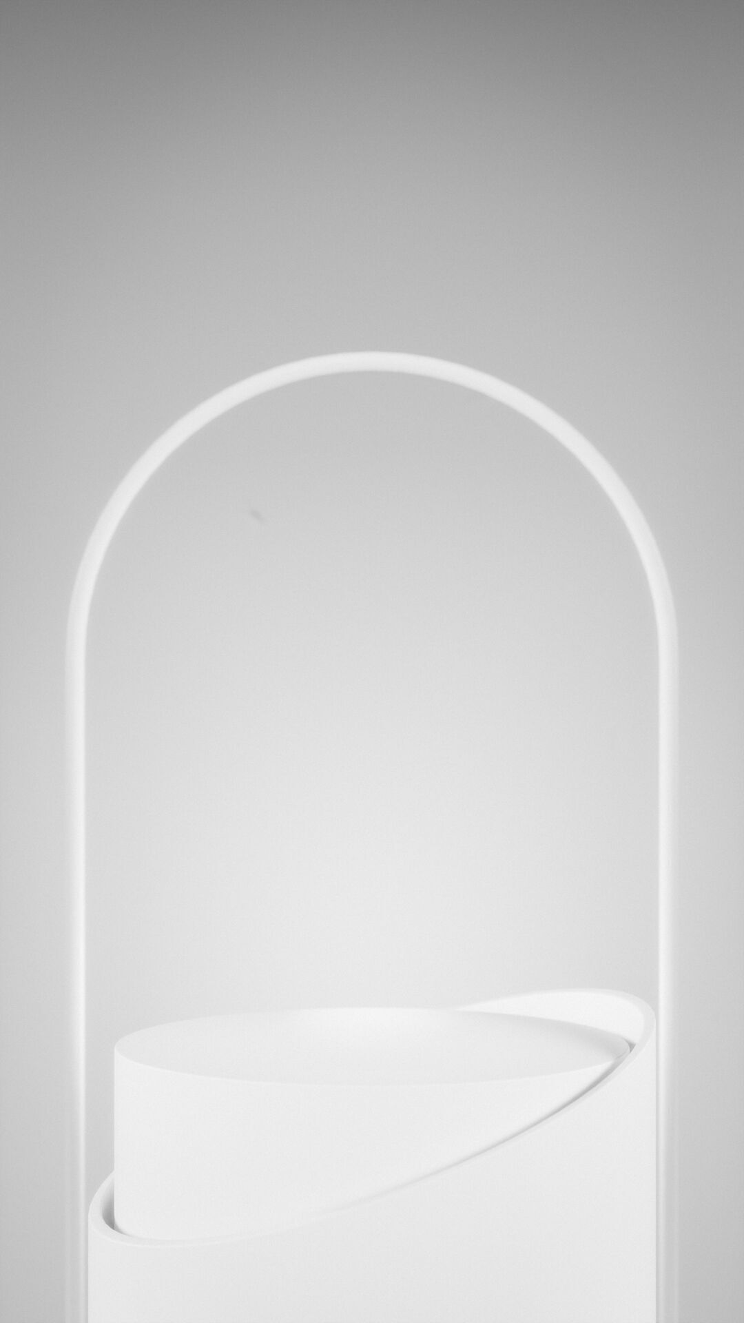 Minimalist Rounded podium Low-poly 3D model_4