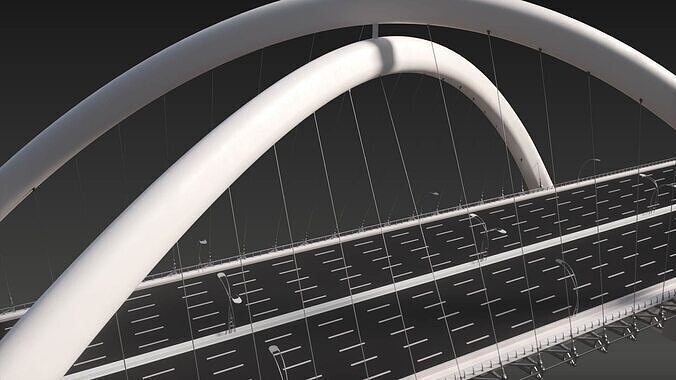 Infinity Bridge - Dubai UAE 3D Model 3D model 5