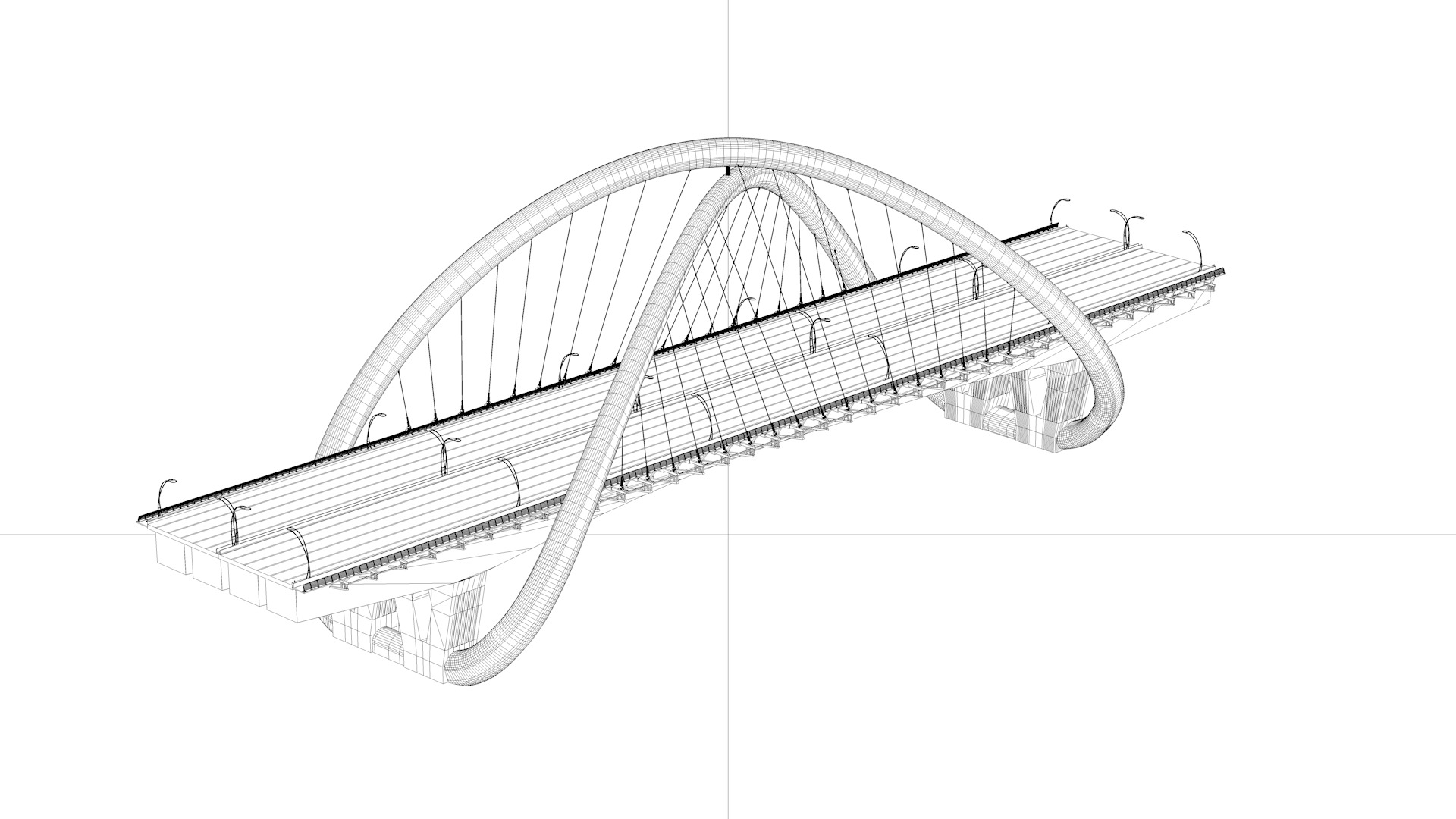 Infinity Bridge - Dubai UAE 3D Model 3D model_16