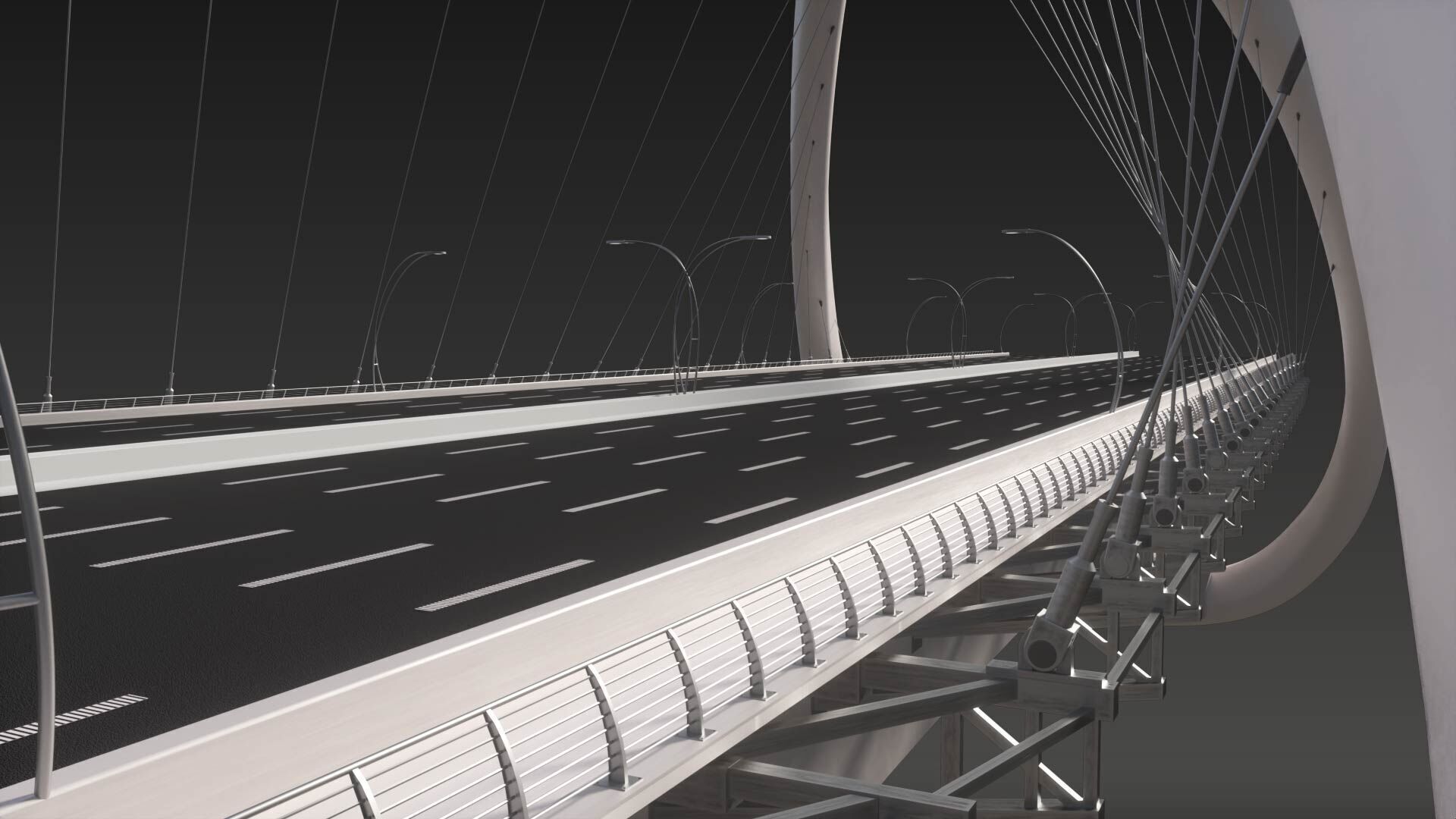 Infinity Bridge - Dubai UAE 3D Model 3D model_6