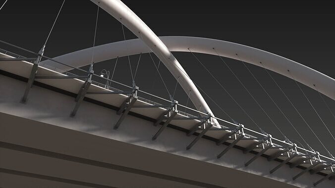 Infinity Bridge - Dubai UAE 3D Model 3D model 2
