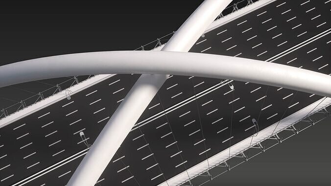 Infinity Bridge - Dubai UAE 3D Model 3D model 4