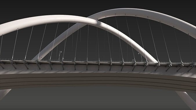 Infinity Bridge - Dubai UAE 3D Model 3D model 3
