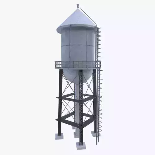 Water Tower 3D model