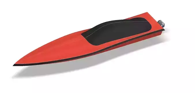 Racing boat model