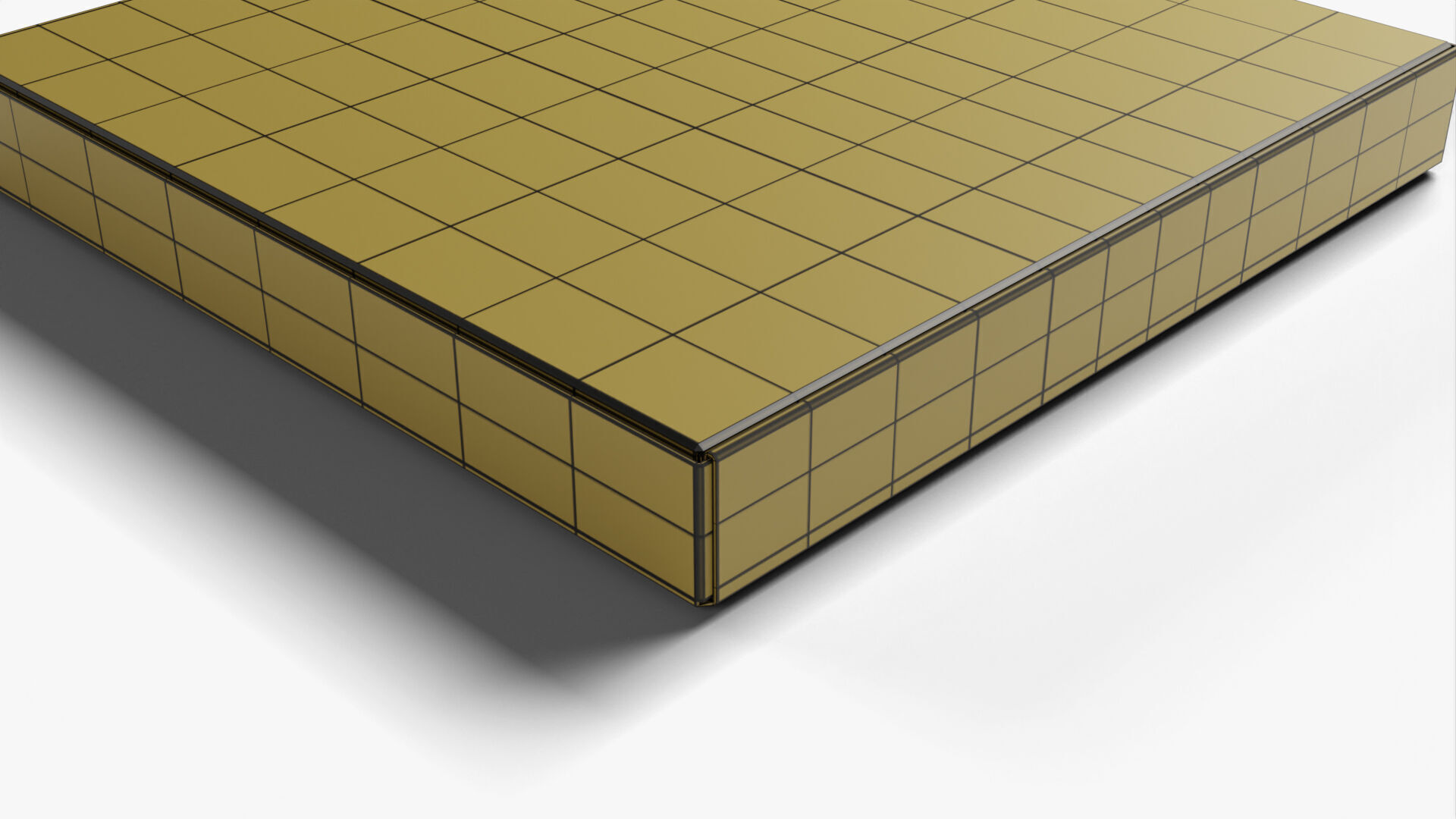 4 inch Kraft Paper Pizza Box 3D model_17