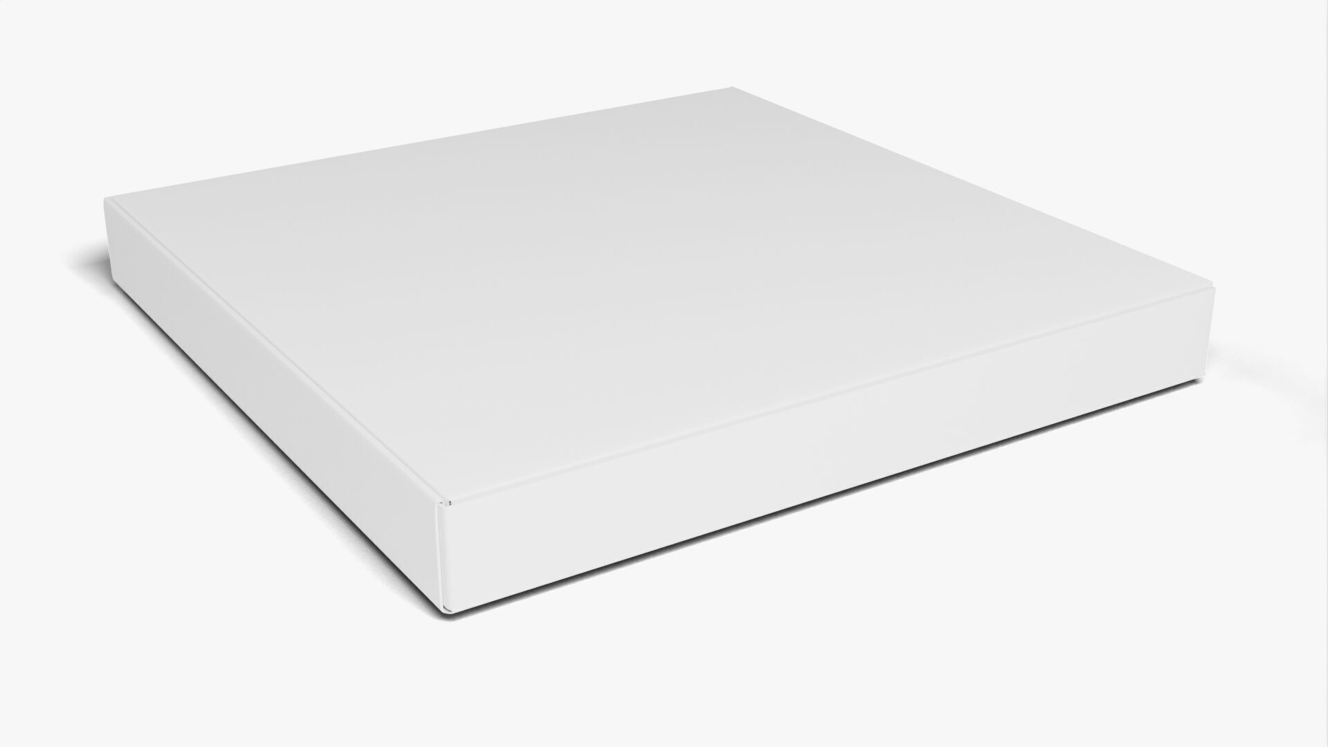 4 inch Kraft Paper Pizza Box 3D model_10