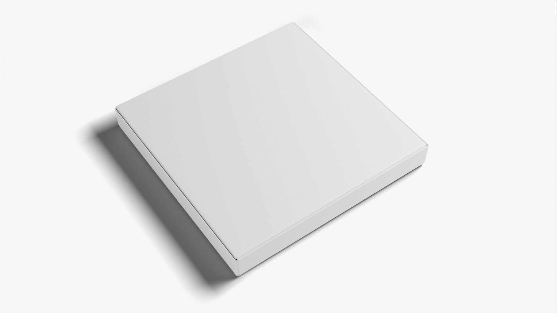 4 inch Kraft Paper Pizza Box 3D model_11