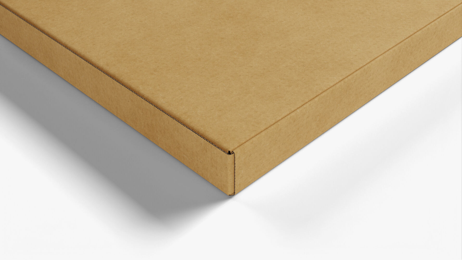 4 inch Kraft Paper Pizza Box 3D model_7