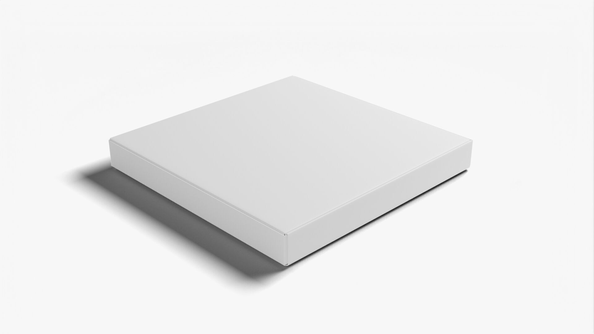 4 inch Kraft Paper Pizza Box 3D model_8