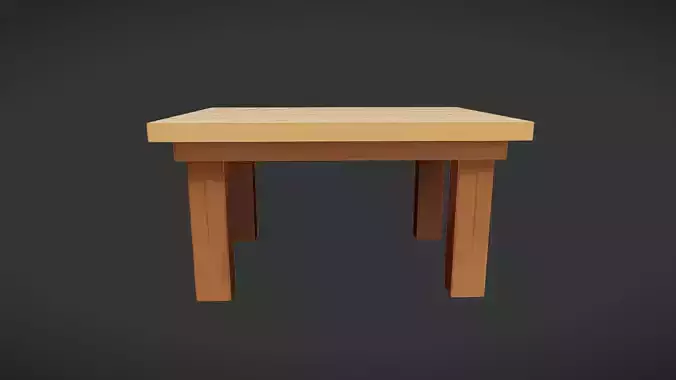 wooden coffee table